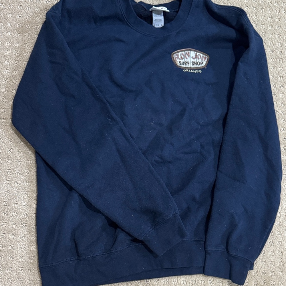 Men's Classic Navy Crewneck Sweater